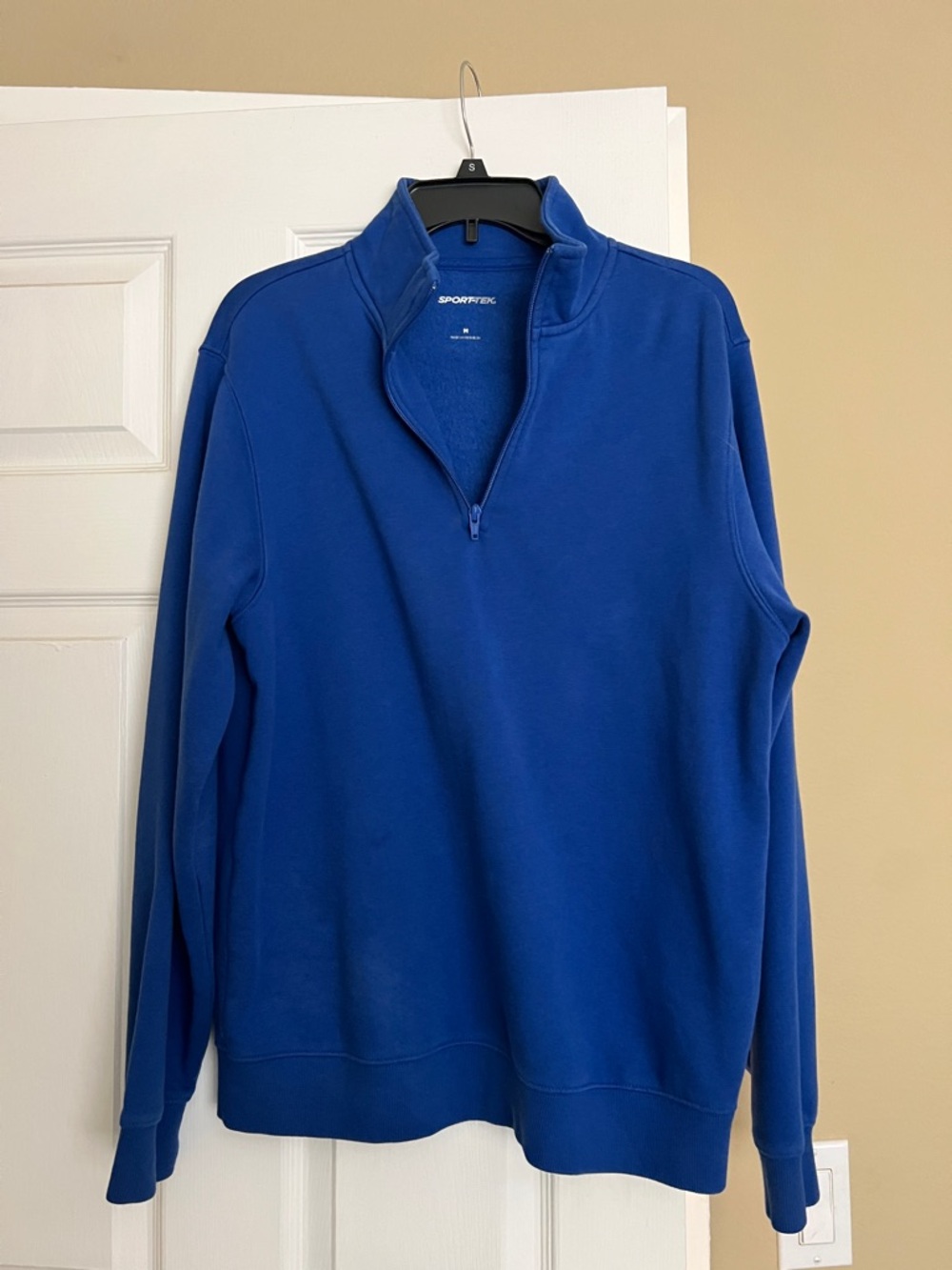 Sport-Tek Men's Cobalt Blue Half-Zip Pullover